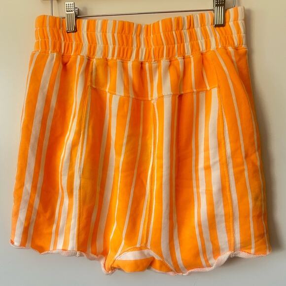 🆕Free People "All Star Stripe" Shorts in Clementine White SZ S NWOT - Picture 2 of 7